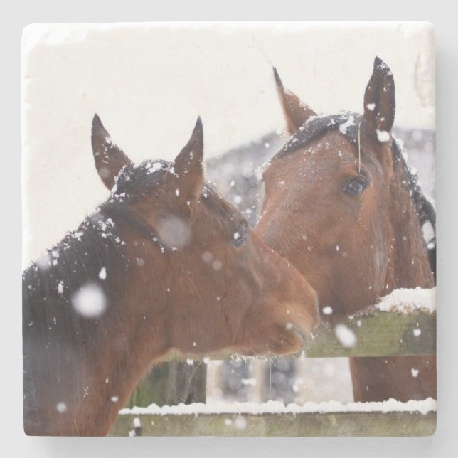 Dessous-de-verre En Pierre Cheval Lover (Devant)