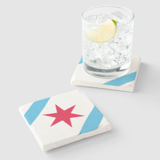 Dessous-de-verre En Pierre Chicago Six Pointed Star