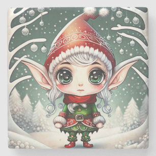 Dessous-de-verre En Pierre Christmas Elf