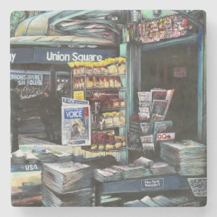 Dessous-de-verre En Pierre Chrysocolia Morning, Carré de l'Union, New York