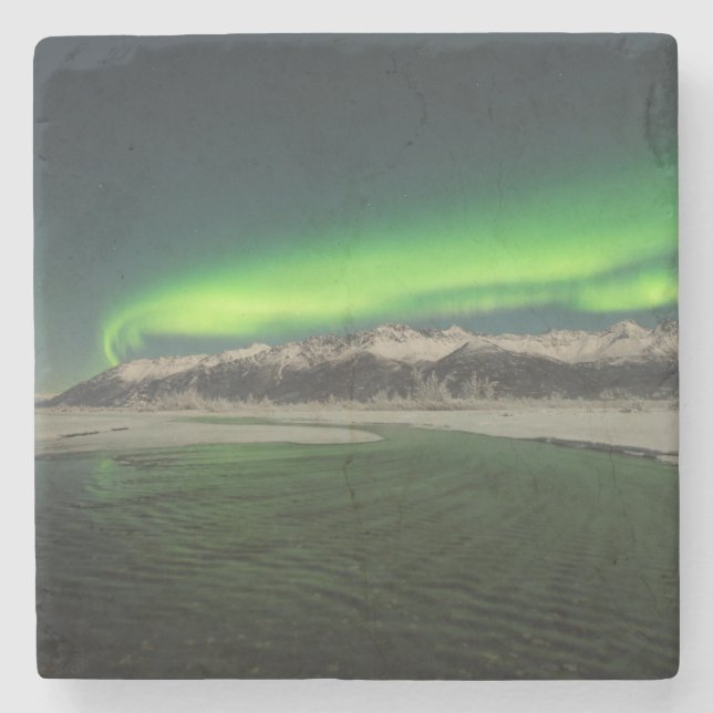 Dessous-de-verre En Pierre Chugach Aurora (Devant)
