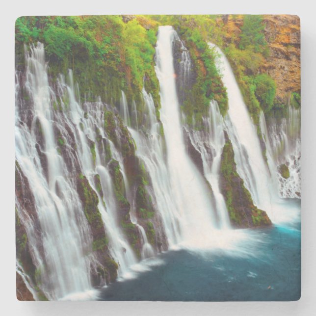 Dessous-de-verre En Pierre Chutes de Burney, Mcarthur-Burney Falls Memorial (Devant)
