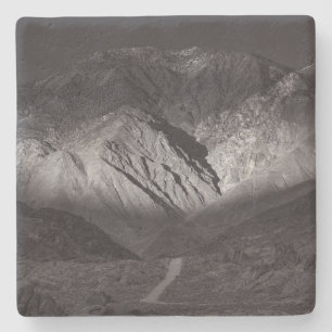 Dessous-de-verre En Pierre ciel noir et blanc