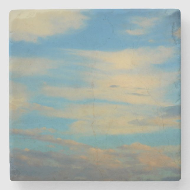 Dessous-de-verre En Pierre Ciel serein (Devant)