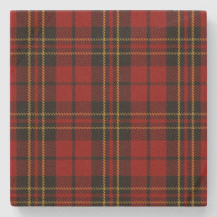 Dessous-de-verre En Pierre Clan Brodie Tartan Plaid Dessous de verre en pierr