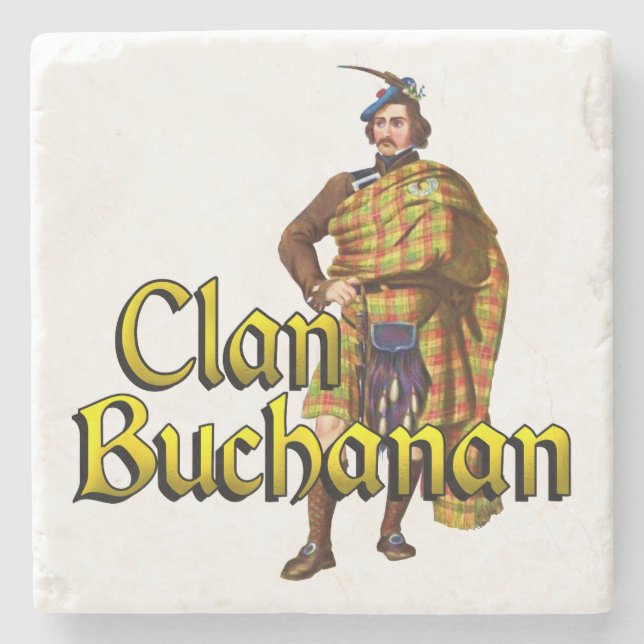Dessous-de-verre En Pierre Clan Buchanan Old Scottish Tavern (Devant)