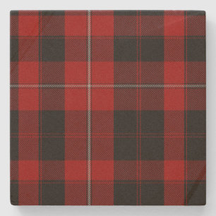 Dessous-de-verre En Pierre Clan Cunningham Tartan Plaid Dessous de verre en p