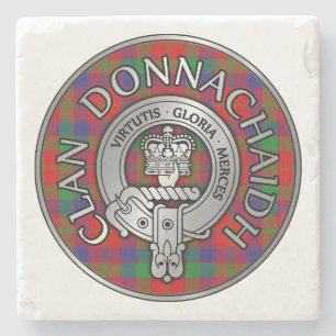 Dessous-de-verre En Pierre Clan Donnachaidh   Robertson Crest & Tartan
