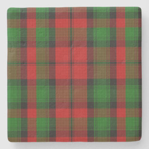 Dessous-de-verre En Pierre Clan Kerr Tartan Plaid Dessous de verre en pierre