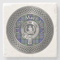 Clan MacLaren Crest & Tartan Knot
