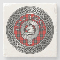 Clan Ramsay Crest & Tartan Knot