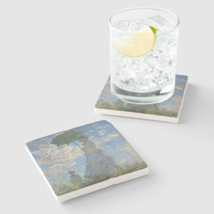 Dessous-de-verre En Pierre Claude Monet Femme au Parasol Beaux-Arts
