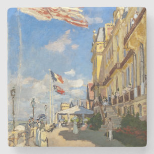 Dessous-de-verre En Pierre Claude Monet - Hôtel des Roches Noires, Trouville