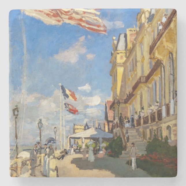 Dessous-de-verre En Pierre Claude Monet - Hôtel des Roches Noires, Trouville (Devant)