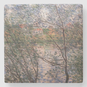 Dessous-de-verre En Pierre Claude Monet - Le printemps à travers les branches