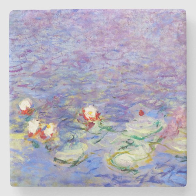 Dessous-de-verre En Pierre Claude Monet - Lys d'eau (Devant)