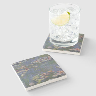 Dessous-de-verre En Pierre Claude Monet Nymphéas