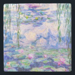 Dessous-de-verre En Pierre Claude Monet - Nymphéas / Nymphéas 1919<br><div class="desc">Nymphéas (W.1852) - Claude Monet,  Huile sur toile,  1916-1919</div>