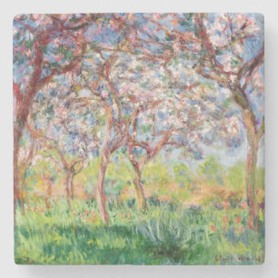 Dessous-de-verre En Pierre Claude Monet Printemps un Giverny