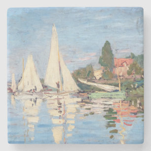 Dessous-de-verre En Pierre Claude Monet - Régates à Argenteuil