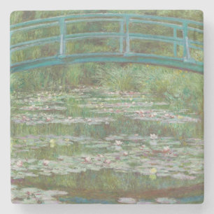 Dessous-de-verre En Pierre Claude Monet The Japanese Footbridge, 1899