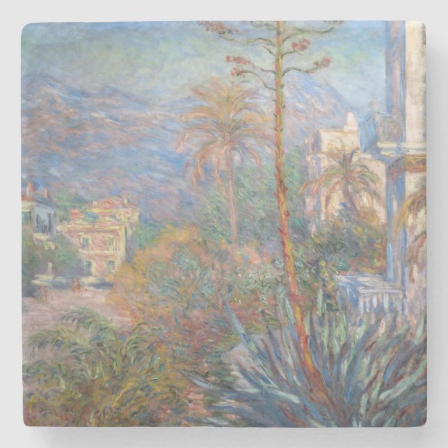 Dessous-de-verre En Pierre Claude Monet - Villas à Bordighera (Devant)
