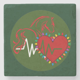 Dessous-de-verre En Pierre  Coaster Christmas Logo