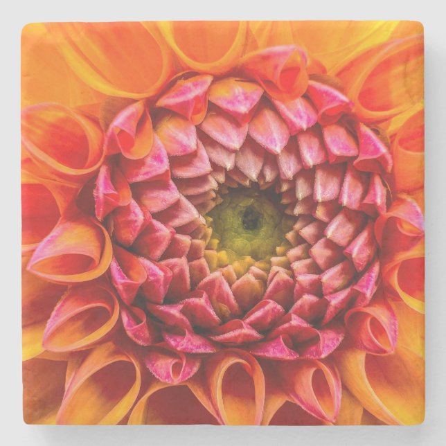Dessous-de-verre En Pierre Coaster, floral art (Devant)