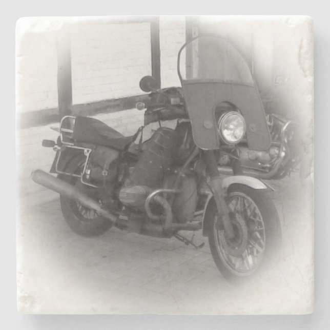 Dessous-de-verre En Pierre Coaster moto Beer 2 (Devant)