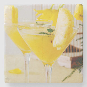 Dessous-de-verre En Pierre Cocktail d'ananas et de gingembre Fresca