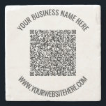 Dessous-de-verre En Pierre Code QR personnalisé et texte Dessous de verre de<br><div class="desc">Polices et couleurs personnalisées - Concevez vos propres Dessous de verre en pierre avec votre QR Code Scan Info et texte personnalisé Professionnel Nom professionnel Site Web Promotionnel Entreprise Dessous de verre Cadeau - Ajouter votre QR Code - Image ou logo - Photo / Nom - Société / Site Web...</div>