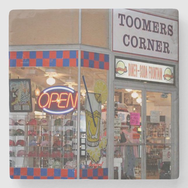 Dessous-de-verre En Pierre Coin Toomers, Dessous de verre Auburn (Devant)