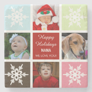 Dessous-de-verre En Pierre collage de quatre photos dessous de verre photo Mo