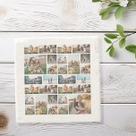 Dessous-de-verre En Pierre Collage photo personnalisé<br><div class="desc">Créez votre propre Dessous de verre photo Collage personnalisé en pierre</div>