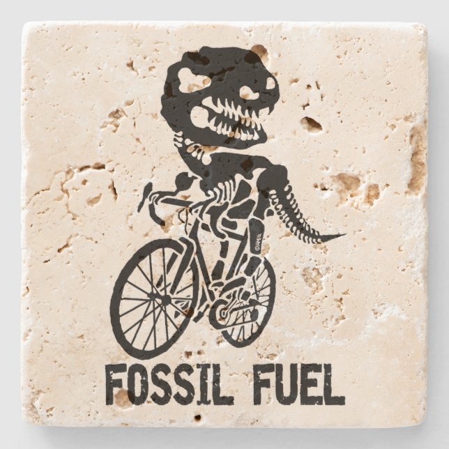 Dessous-de-verre En Pierre Combustible fossile (Devant)