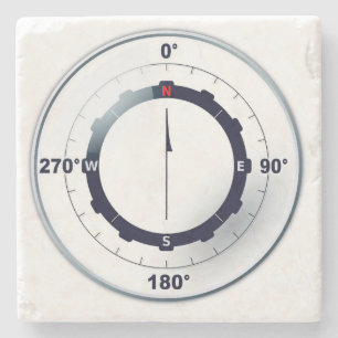 Dessous-de-verre En Pierre Compas des navires nautiques