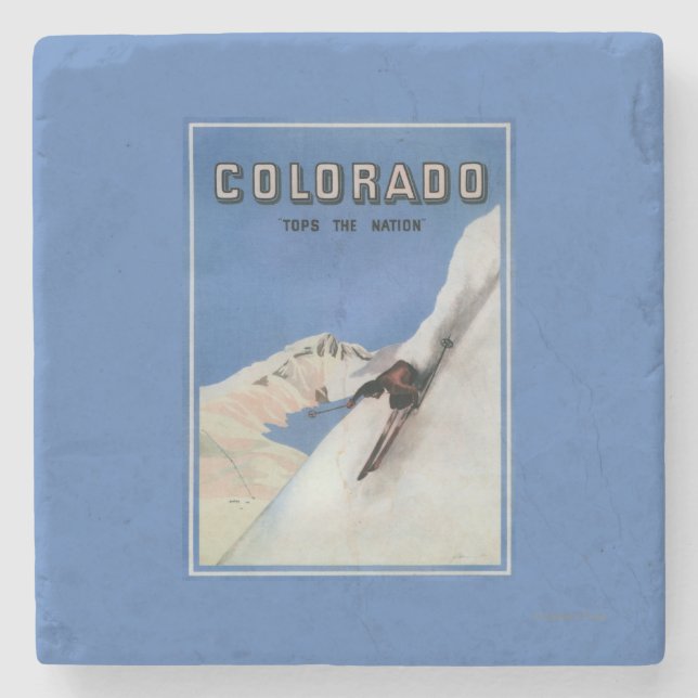 Dessous-de-verre En Pierre Complète la nation - affiche promotionnelle de ski (Devant)