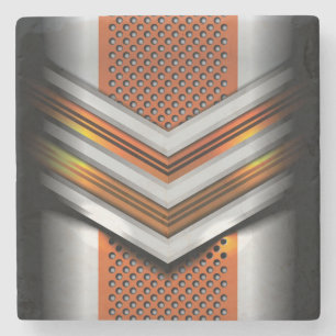 Dessous-de-verre En Pierre Conception cool en métal Abstrait 3 dimensions