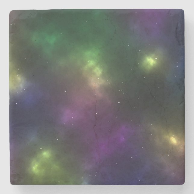 Dessous-de-verre En Pierre Conception de constellations de l'espace cosmique  (Devant)