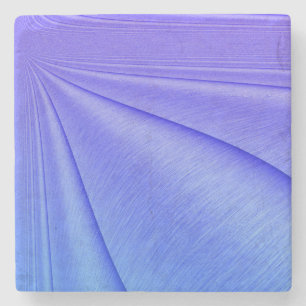 Dessous-de-verre En Pierre Conception de Contour de Lavande Brossée à Violett