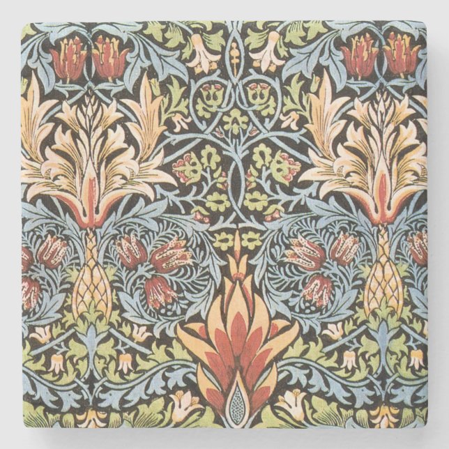 Dessous-de-verre En Pierre Conception de Snakeshead William Morris (Devant)