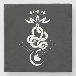 Dessous-de-verre En Pierre Conception originale pour 2025 Snake, Lion