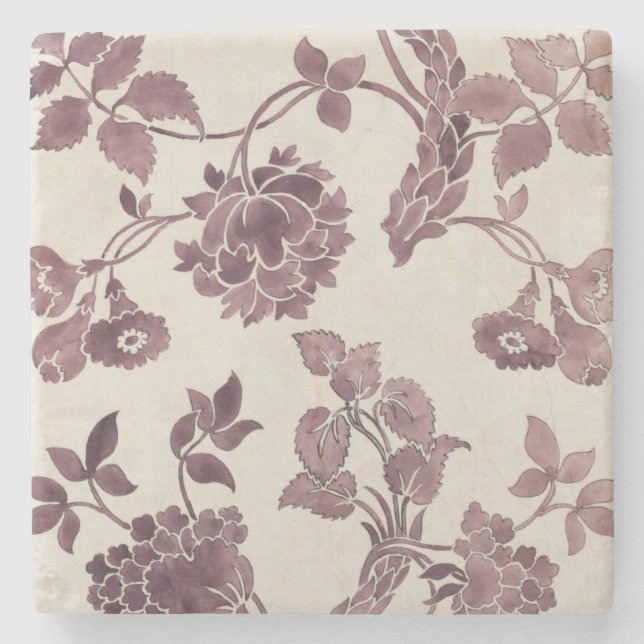 Dessous-de-verre En Pierre Concevez pour une damassé en soie, 1752 (crayon et (Devant)