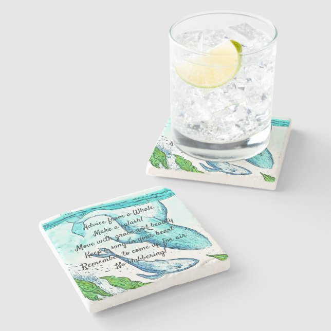 Dessous-de-verre En Pierre Conseil d'un Dessous de verre en pierre de baleine (Côté)