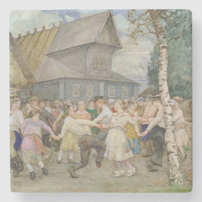 Dessous-de-verre En Pierre Contredanse, 1917-22 (Devant)