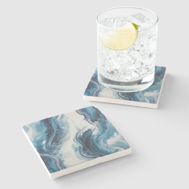 Dessous-de-verre En Pierre Cool en bas (Côté)