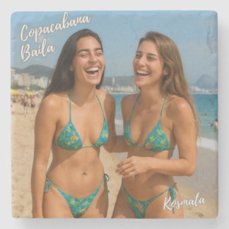 Dessous-de-verre En Pierre Copacabana Baila - Sous-verre