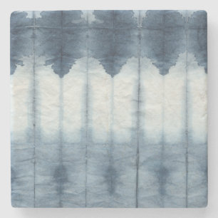 Dessous-de-verre En Pierre Copie de Shibori Indigio