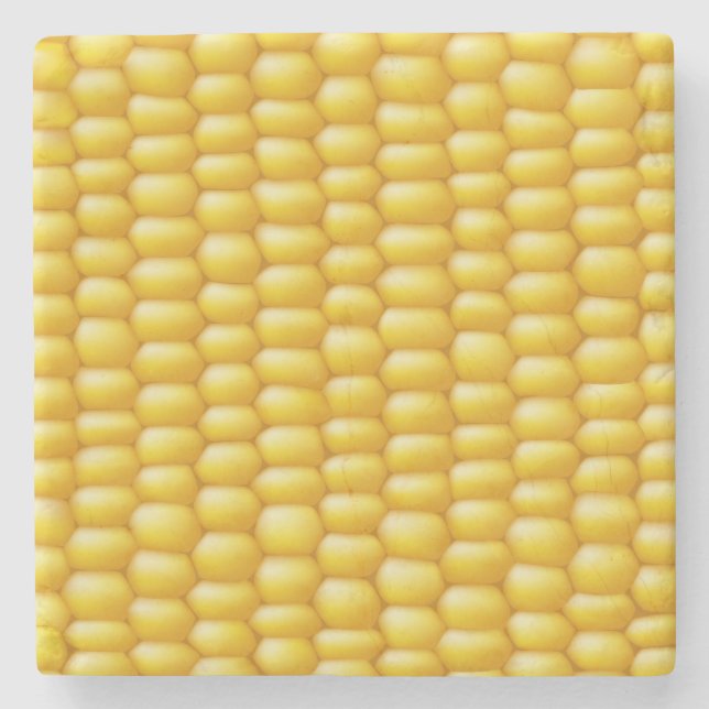 Dessous-de-verre En Pierre Corn Cob Arrière - plan (Devant)