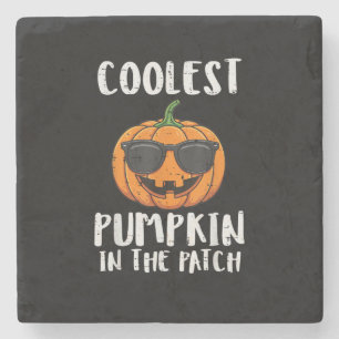 Dessous-de-verre En Pierre Costume Patch Citrouille Le Plus Cool Halloween Ho